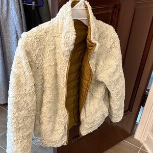 Girls The North Face Reversible Mossbed Swirl Jacket